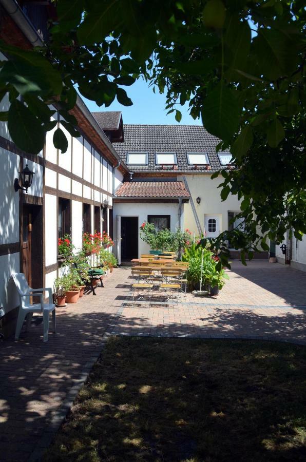 Pension Am Park Wörlitz Eksteriør billede